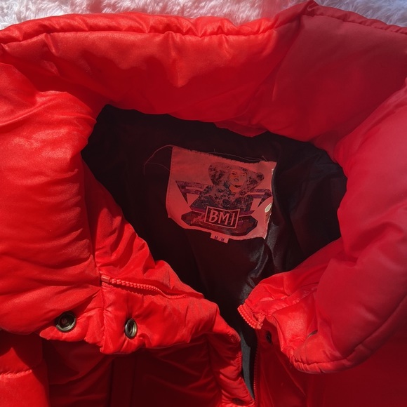 Red Puffer Jacket Like New! - Picture 3 of 3